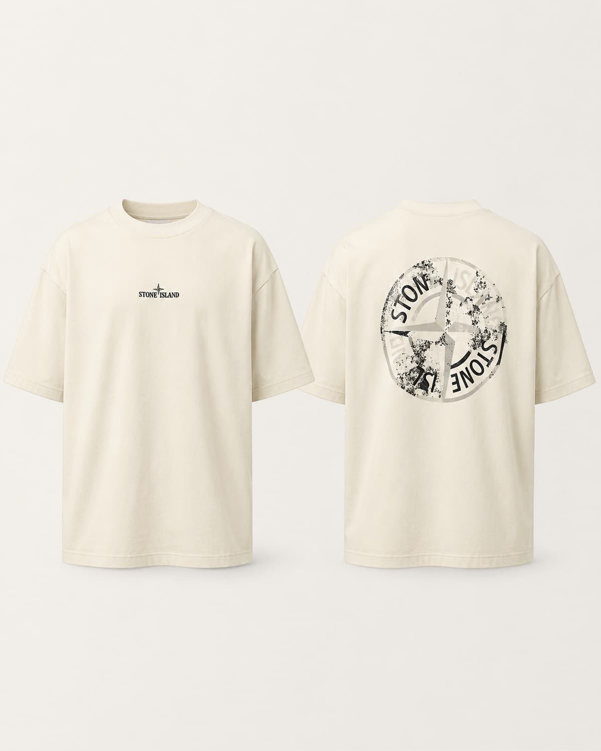 חולצת גברים גזרת חצי אוברסייז - Stone Island 6