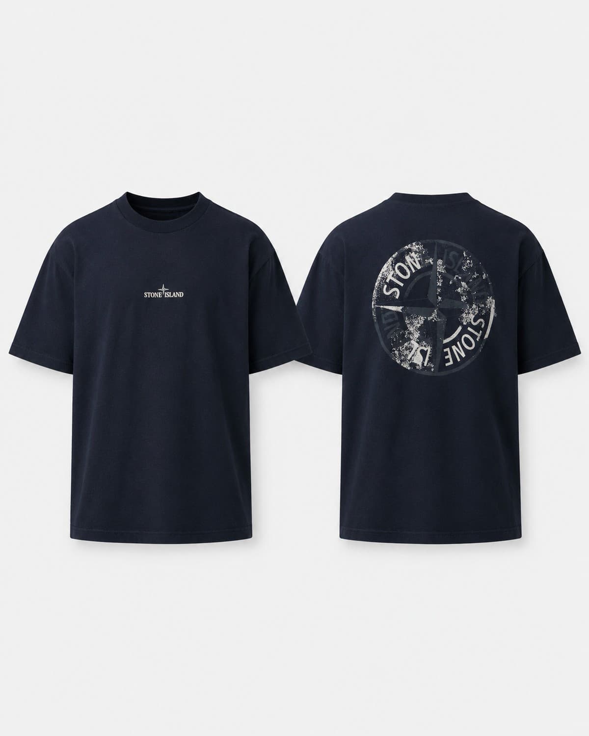 חולצת גברים גזרת חצי אוברסייז - Stone Island 8