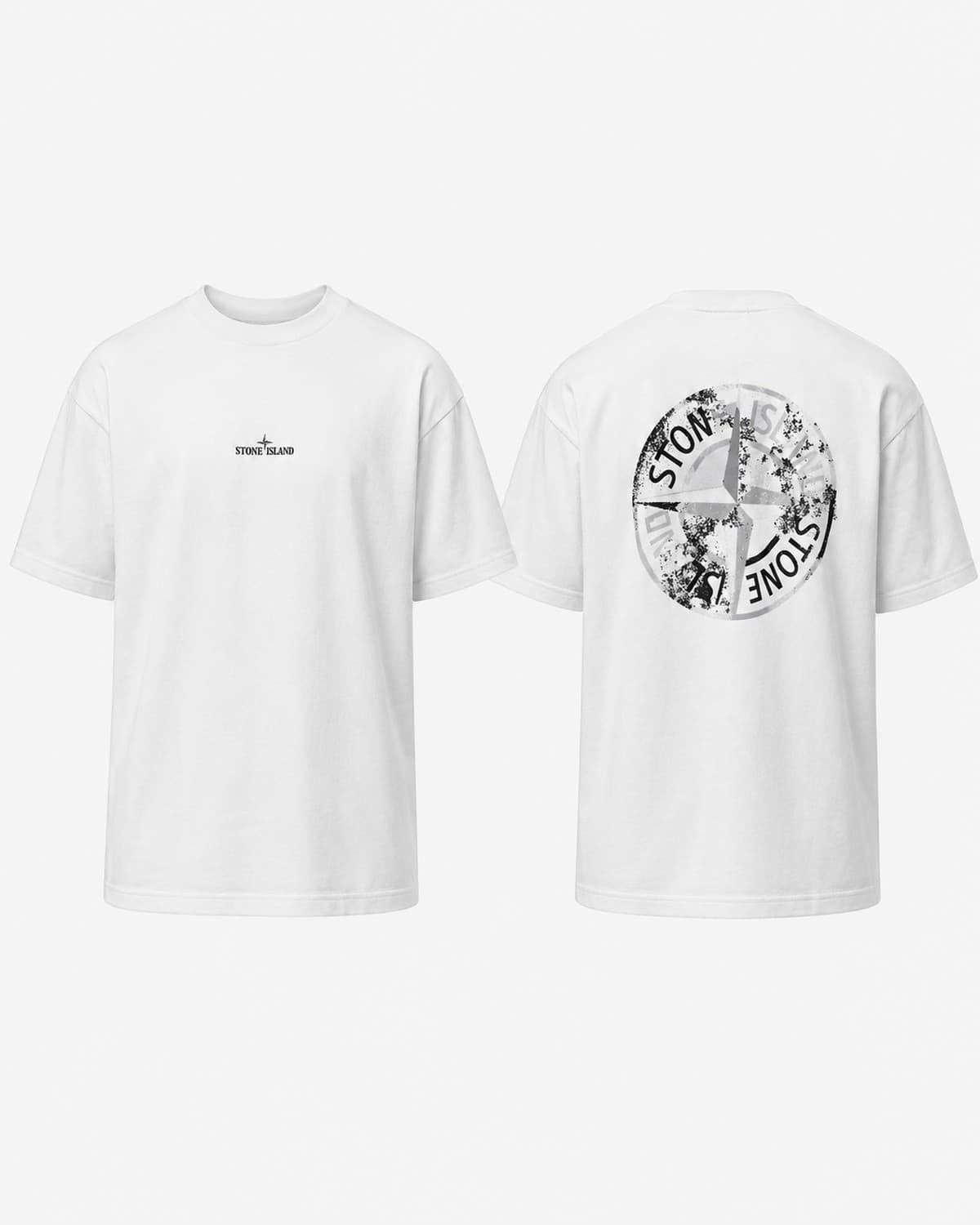 חולצת גברים גזרת חצי אוברסייז - Stone Island 10