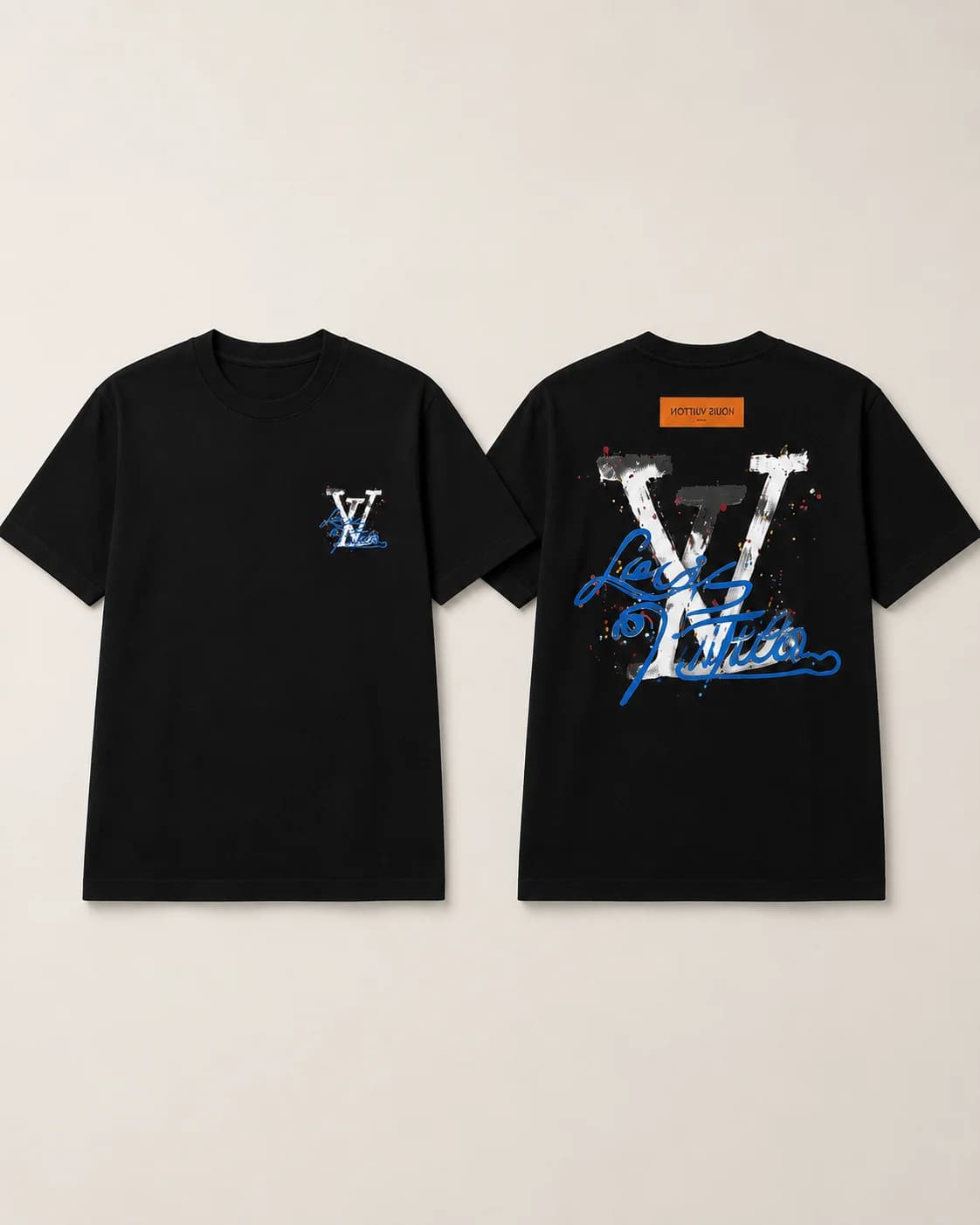 טי-שירט לואי ויטון גרפיטי (Louis Vuitton Graffiti T-Shirt) 2