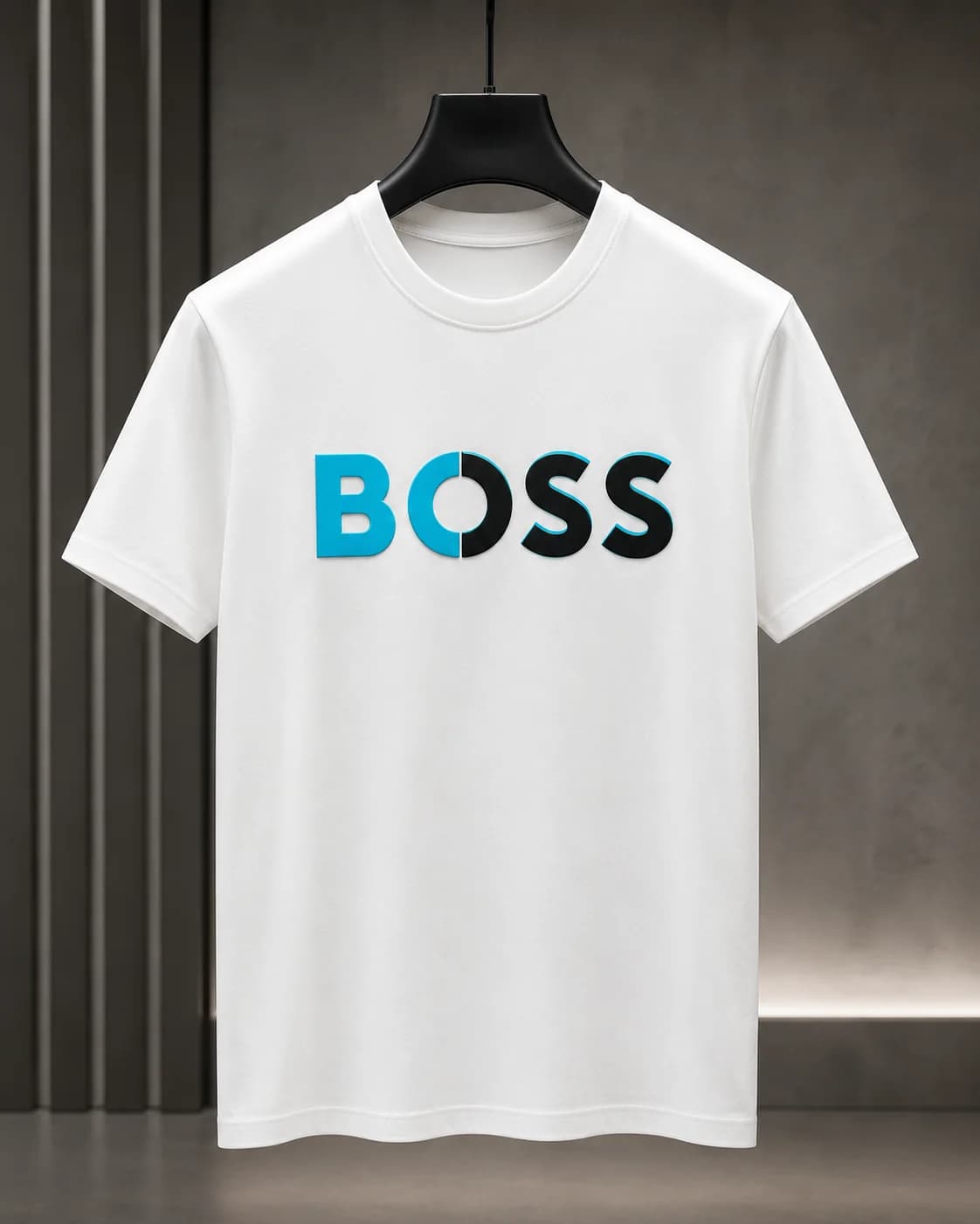 טי-שירט בוס לוגו מדורג (BOSS Gradient Logo T-Shirt) 4