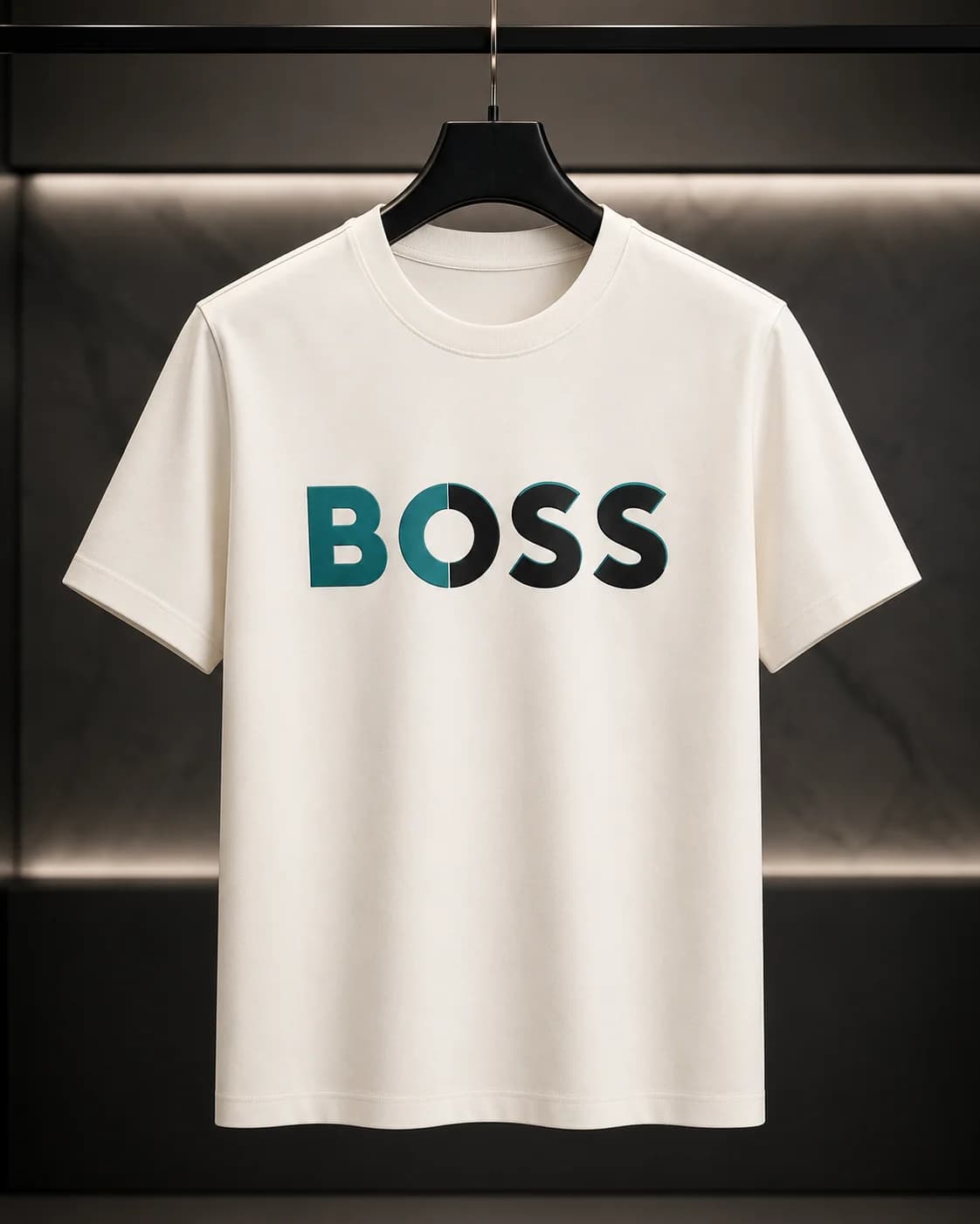 טי-שירט בוס לוגו מדורג (BOSS Gradient Logo T-Shirt) 8