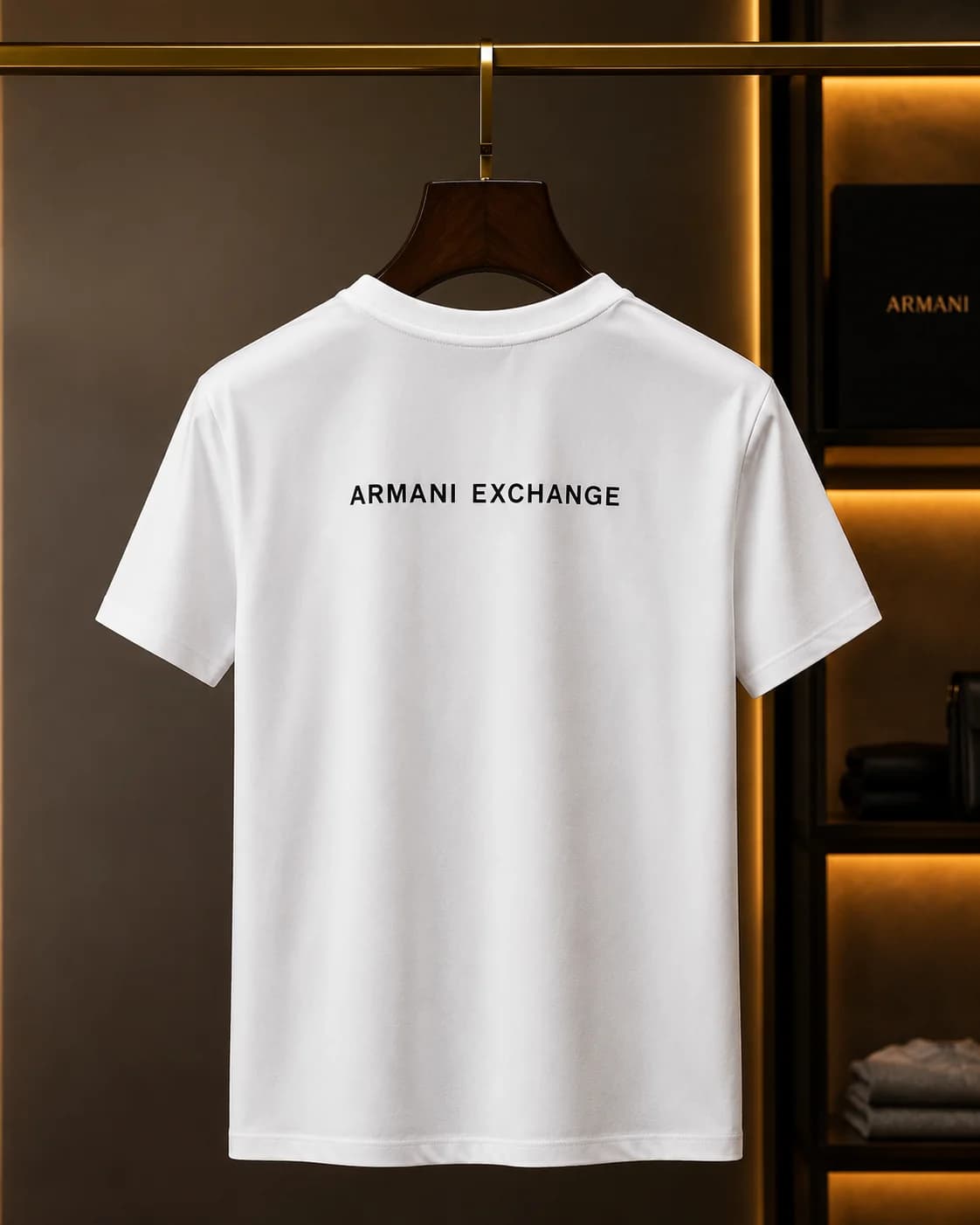 טי-שירט ארמני אקסטשיינג' לוגו AX מיני (Armani Exchange Mini AX Logo T-Shirt) 4