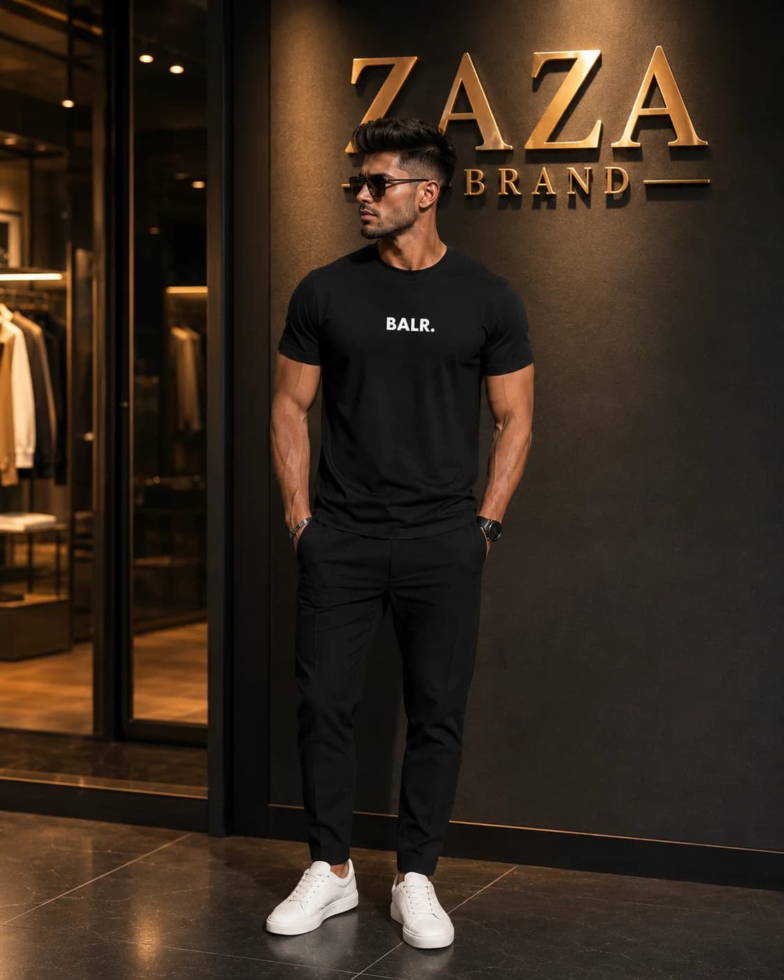 חולצת טי-שירט 'BALR.' קלאסית בעיצוב יוקרתי 3