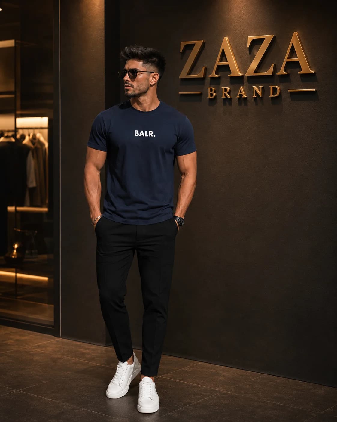 חולצת טי-שירט 'BALR.' קלאסית בעיצוב יוקרתי 7