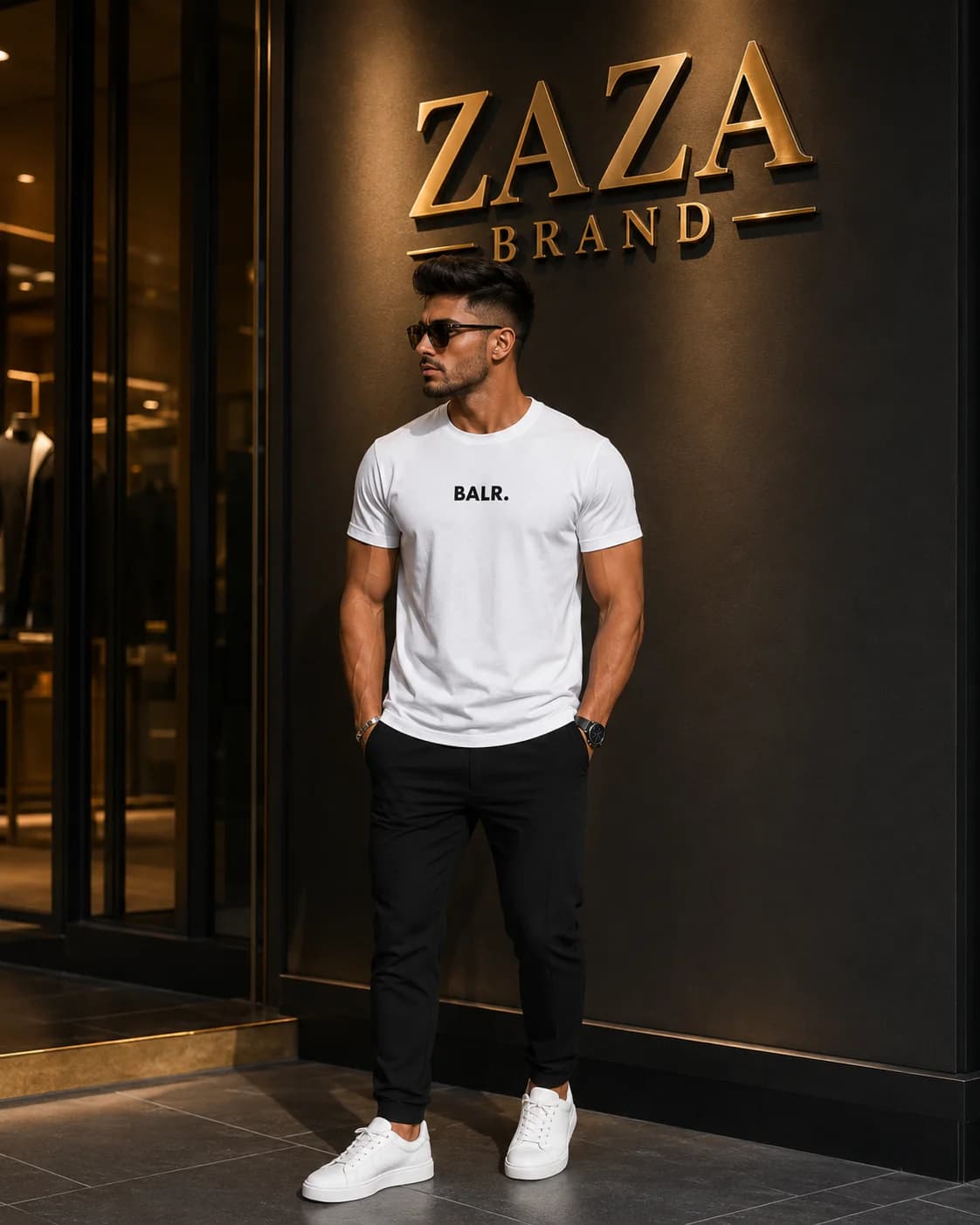 חולצת טי-שירט 'BALR.' קלאסית בעיצוב יוקרתי 9
