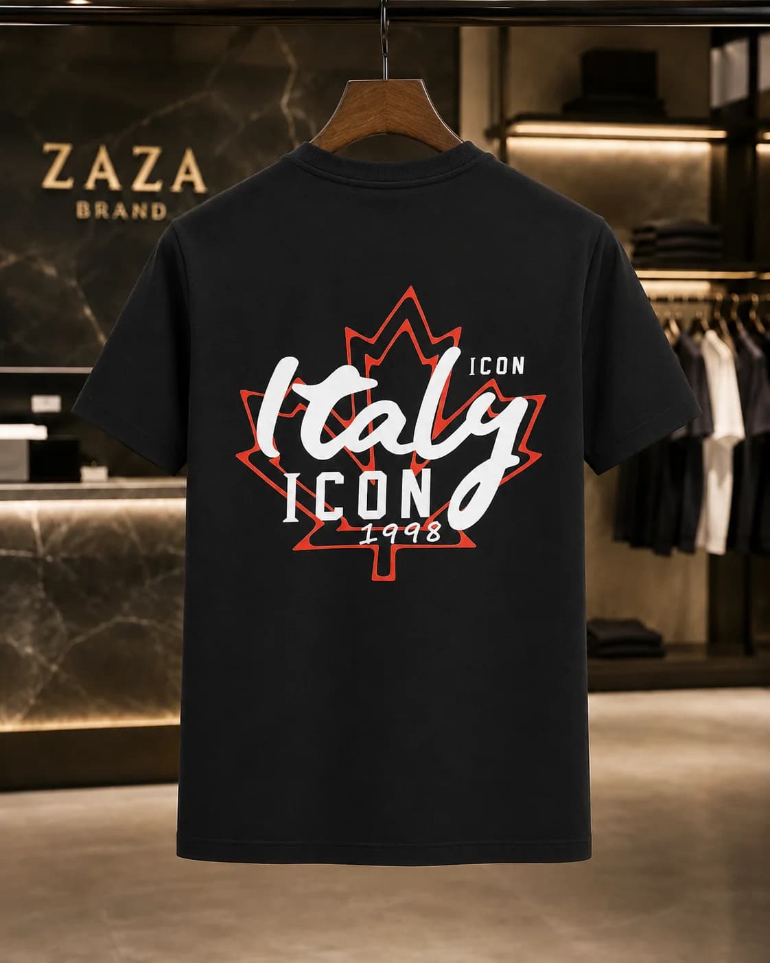 חולצת טי-שירט 'ICON' עם הדפס גב 'ITALY 1998' 3
