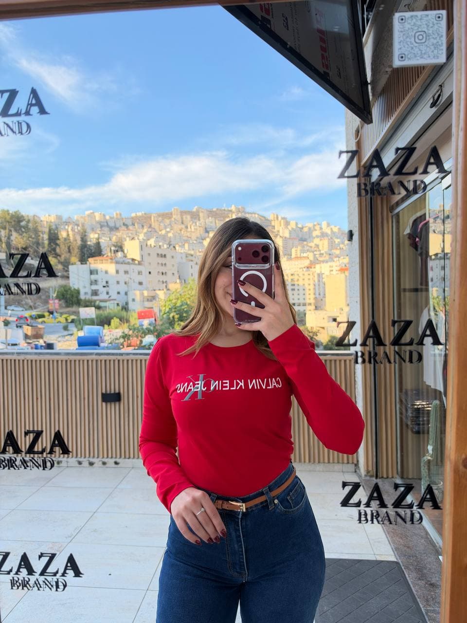 חולצת Calvin Klein ארוכה לנשים 4