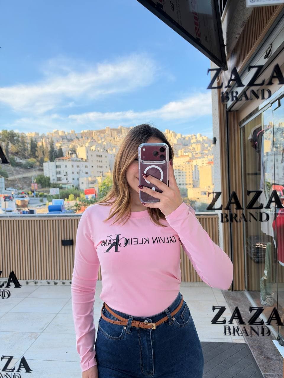 חולצת Calvin Klein ארוכה לנשים 7