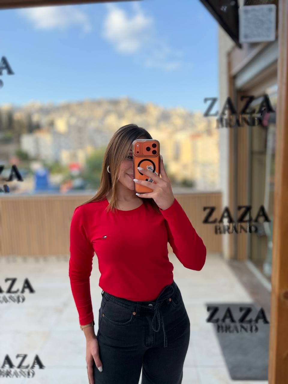 חולצת Tommy ארוכה לנשים 2