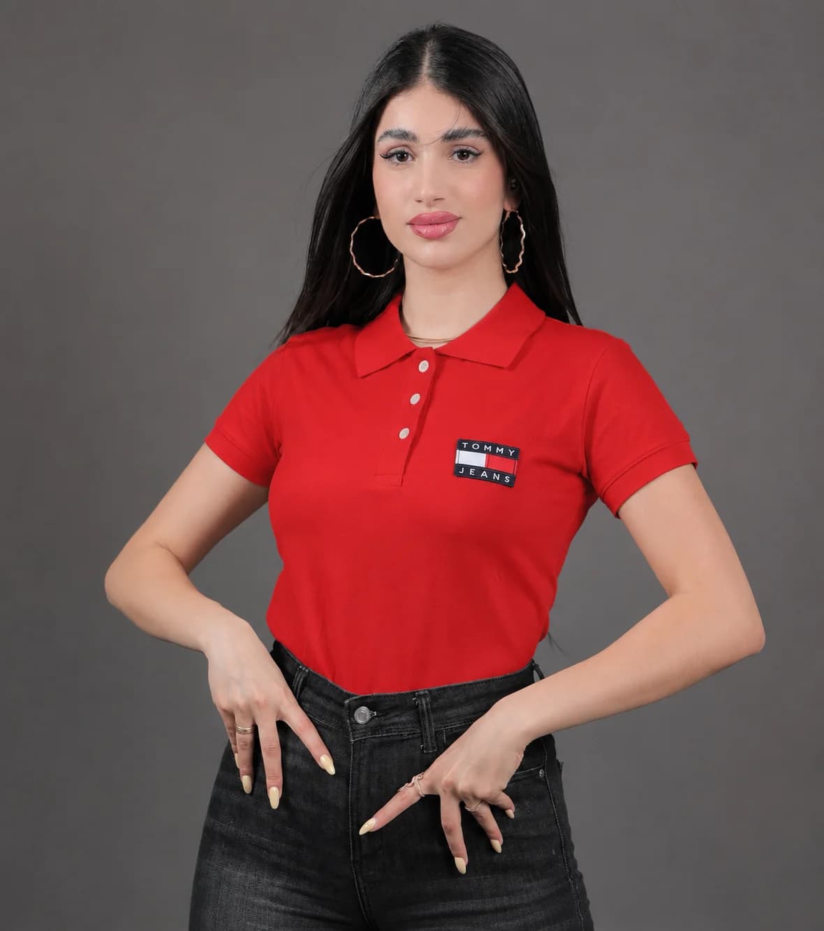 חולצת פולו 'Tommy Jeans' קלאסית